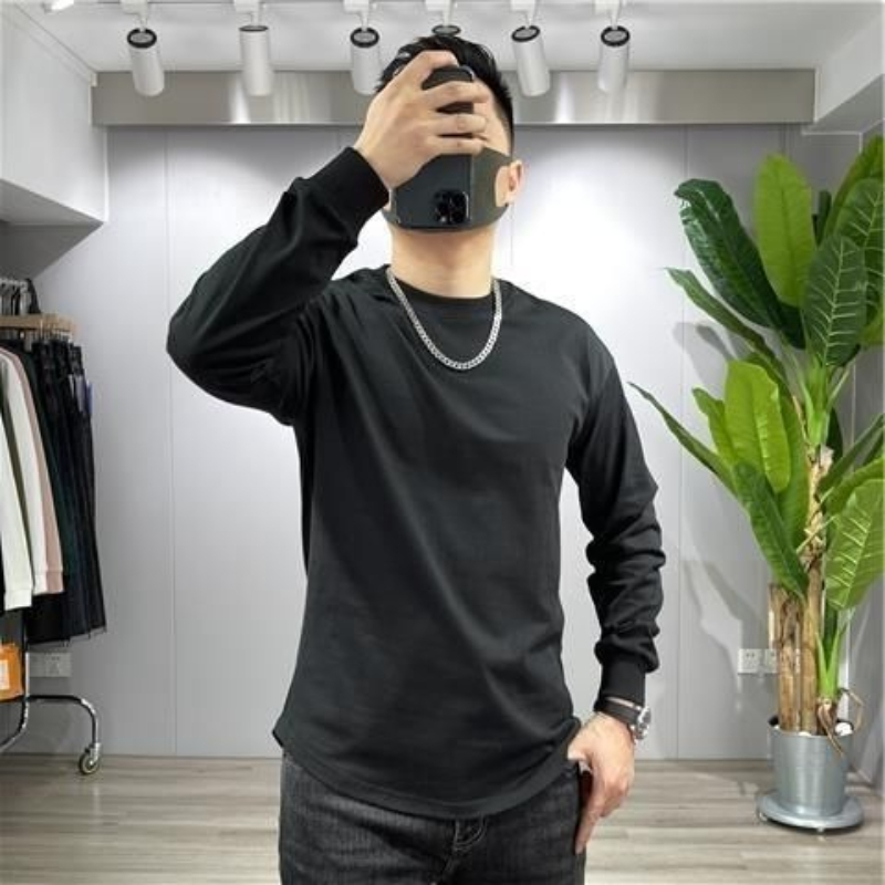 Undershirt Crew Neck - Mens Fall Heavy Weight Pure Cotton