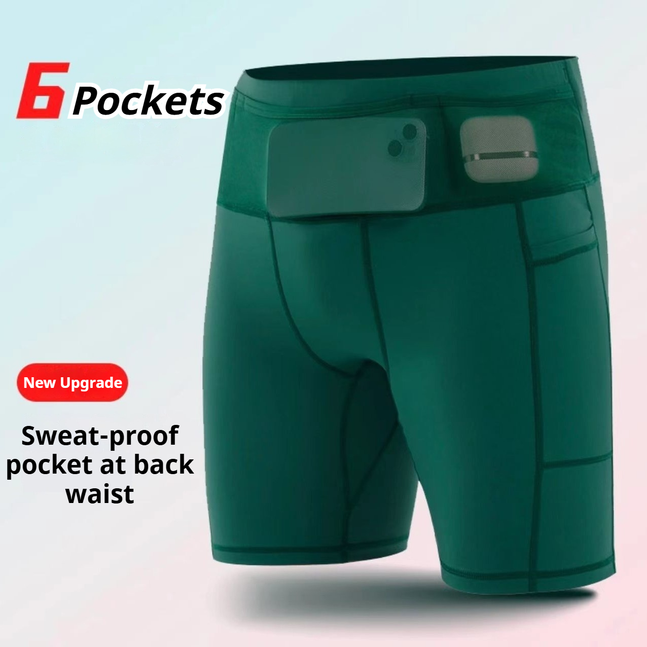 Compression Shorts Athletes - Compression Running Shorts Quarter Length Quick