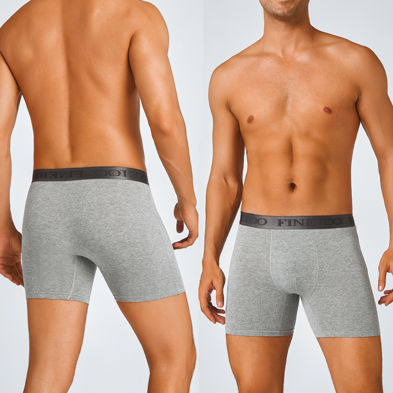 2pcs Cotton Long Boxers For Me - Boxer Brief Pack Cotton 评论和价格