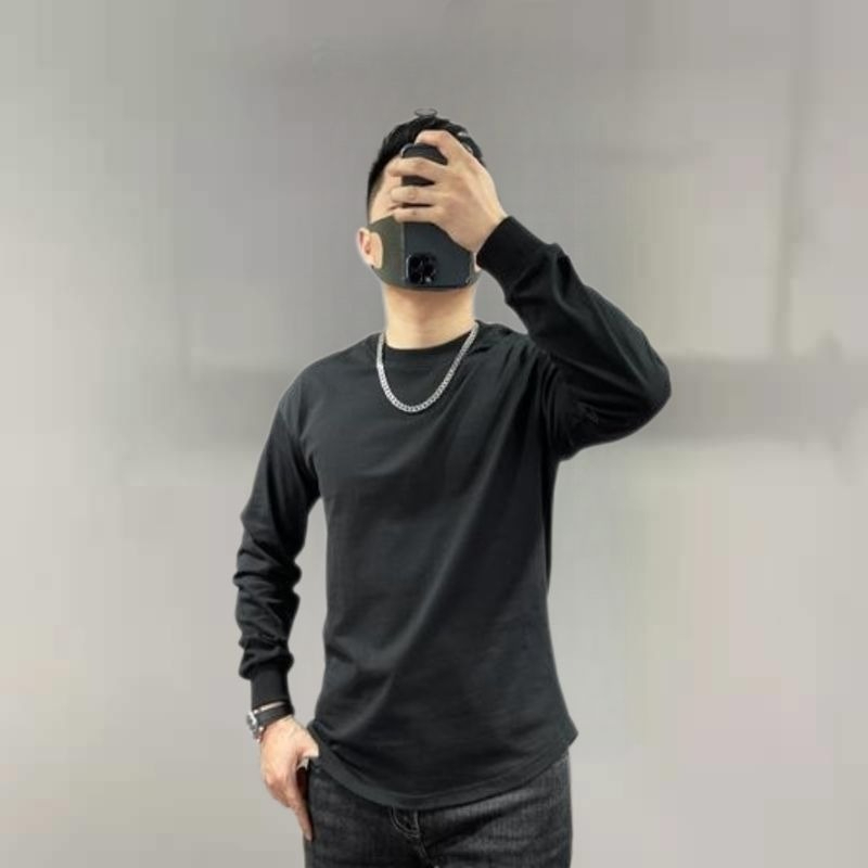 Mens Fall Heavy Weight Pure Co - Undershirt Crew Neck 评论和价格