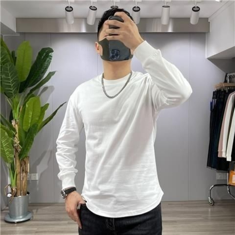 Mens Fall Heavy Weight Pure Co - Undershirt Crew Neck 评论和价格