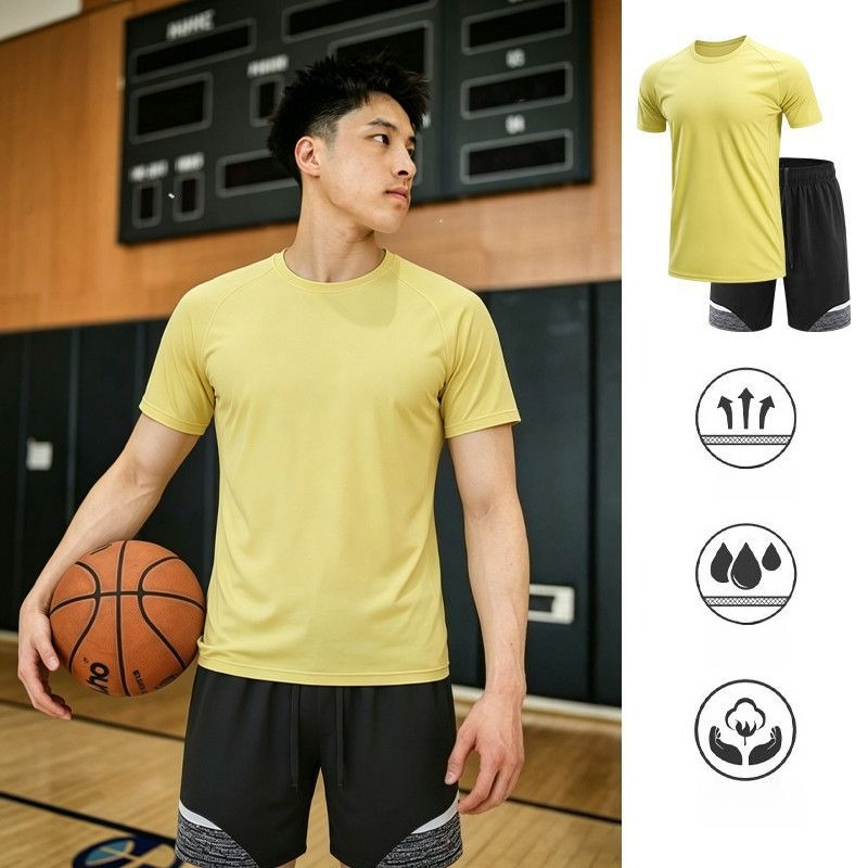 Fitness Suit Athletic O-Neck S - Compression Shorts Athletes 评论和价格