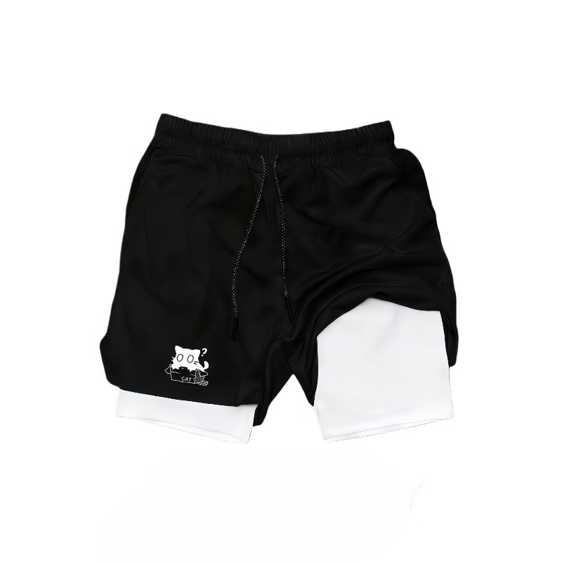 Quick Drying Breathable 2-in-1 - Compression Shorts Athletes 评论和价格