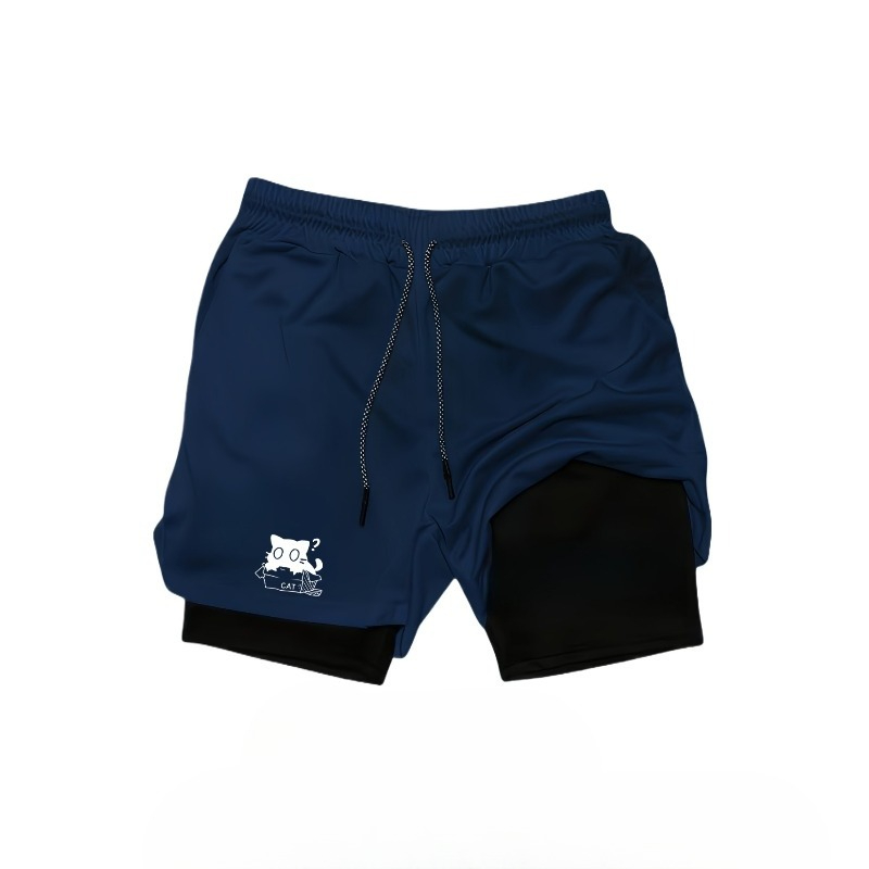 Quick Drying Breathable 2-in-1 - Compression Shorts Athletes 评论和价格