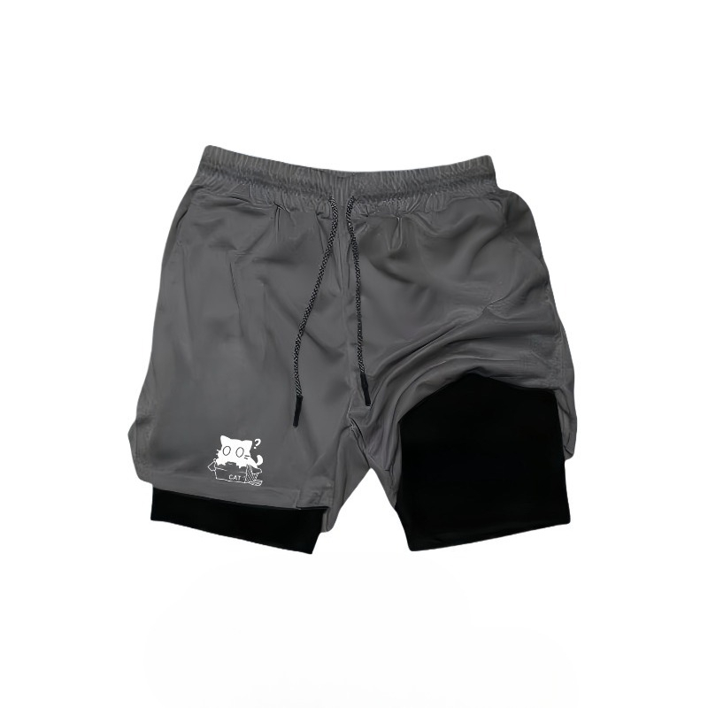 Quick Drying Breathable 2-in-1 - Compression Shorts Athletes 评论和价格