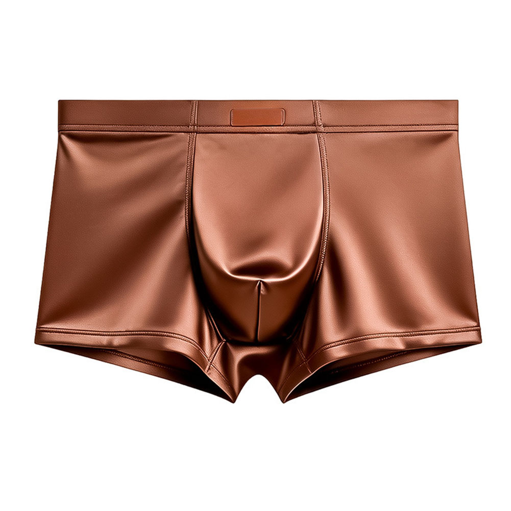 Men Ice Silk Satin-like Boxer  - Trunk Breathable Men 评论和价格