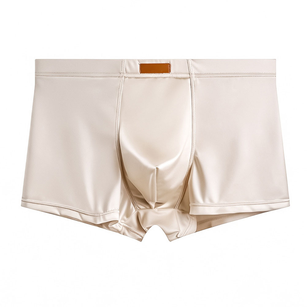 Men Ice Silk Satin-like Boxer  - Trunk Breathable Men 评论和价格