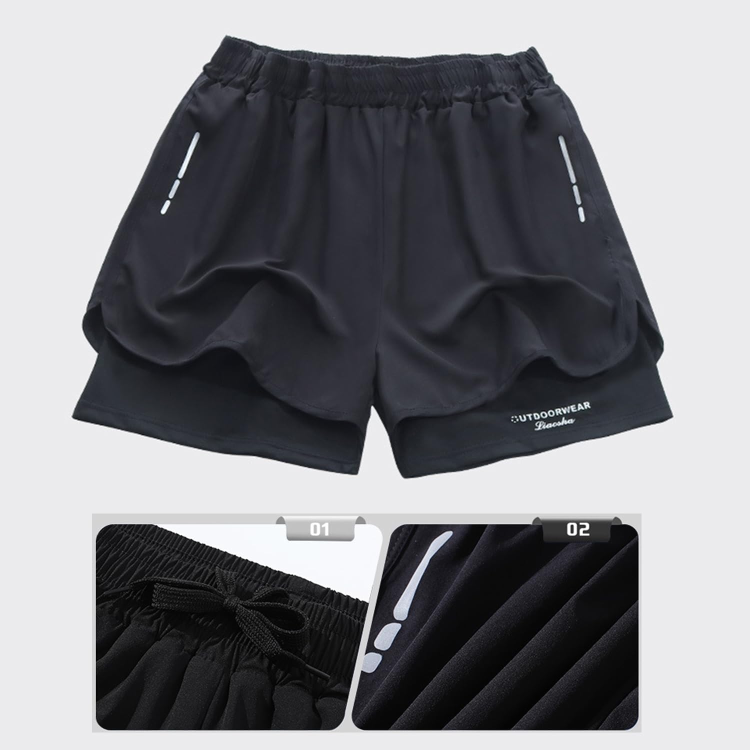 Men's Swim Trunks Quick Dry At - Compression Shorts Athletes 评论和价格