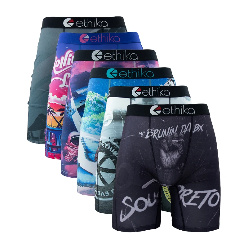 ETHIKA 6Pcs Men Underwear Boxe - Boxer Shorts Modal 评论和价格