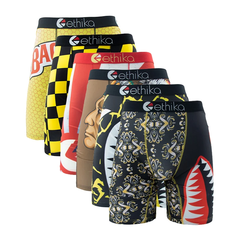 ETHIKA 6Pcs Men Underwear Boxe - Boxer Shorts Modal 评论和价格