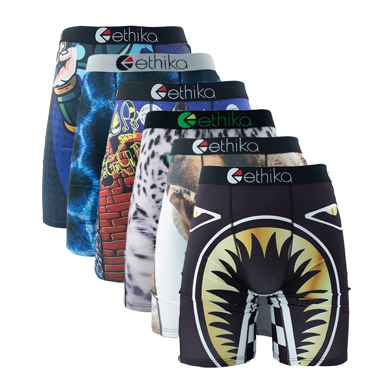 ETHIKA 6Pcs Men Underwear Boxe - Boxer Shorts Modal 评论和价格