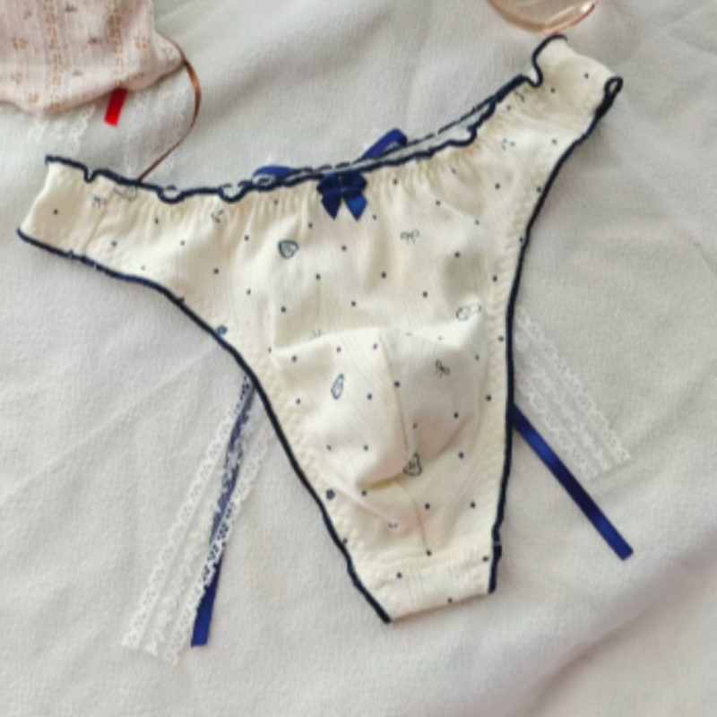 Japanese New Sweet Floral Bow  - Boxer Brief Pack Cotton 评论和价格
