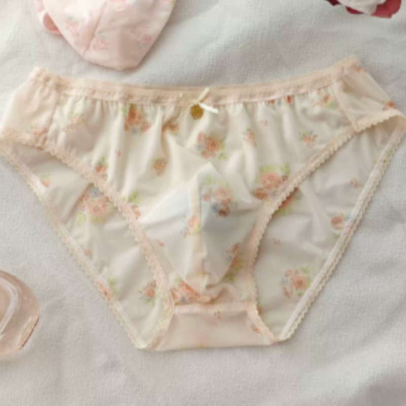 Japanese New Sweet Floral Bow  - Boxer Brief Pack Cotton 评论和价格