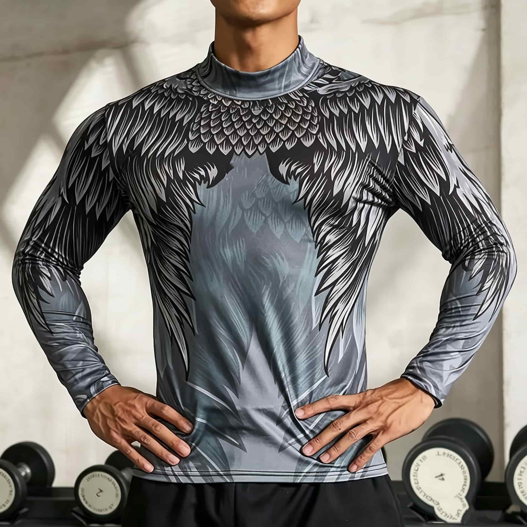 Men Athletic Long Sleeve Base  - Base Layer Top 评论和价格