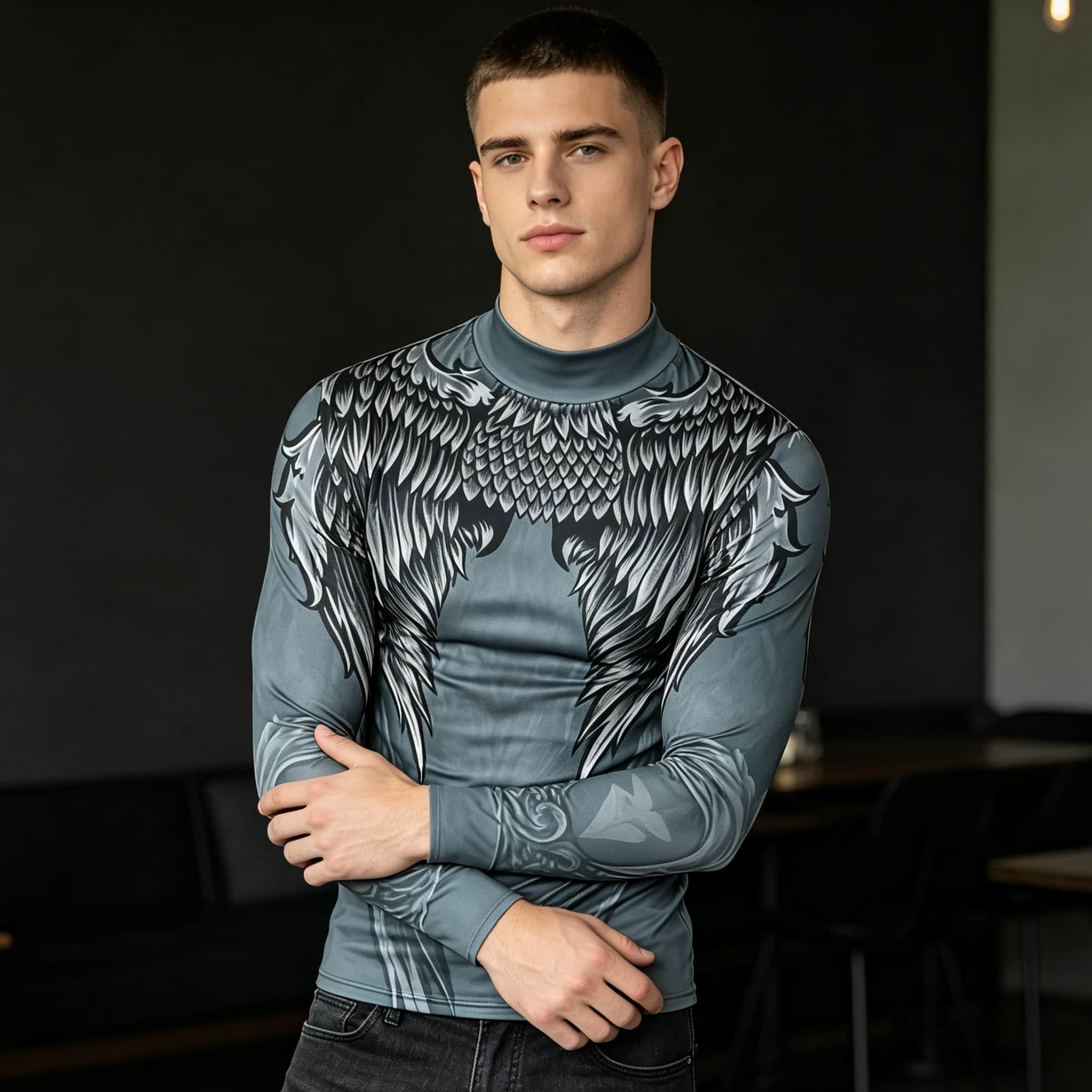 Men Athletic Long Sleeve Base  - Base Layer Top 评论和价格