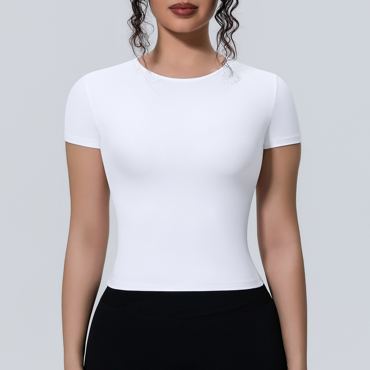 Women's Tight Fitting Sports T - T Shirt Tight Fit 评论和价格