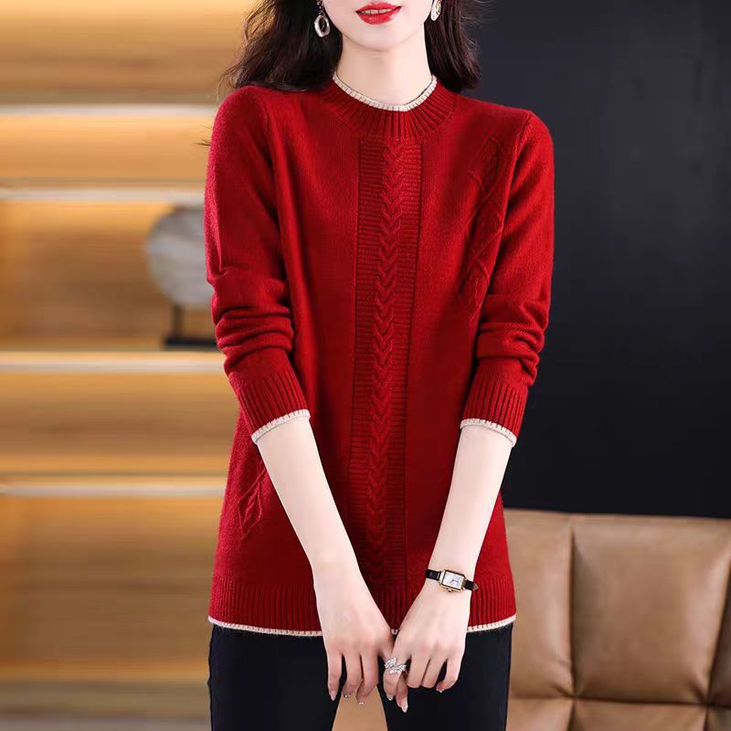 Fashion Round Neck Knitted Jum - Thermal Long John 评论和价格