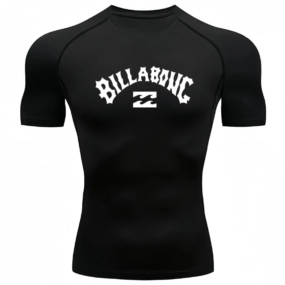 Male UV Protection Tights Rash - T Shirt Tight Fit 评论和价格