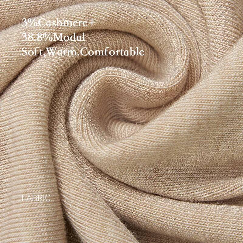 Women Cashmere Blend Long Slee - Base Layer Top 评论和价格